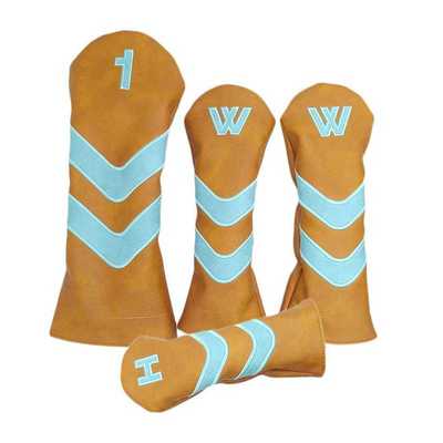 4pcs Golf Head Cover Driver Fairway Wood Covers Protector Sl