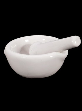 Porcelain Mortar And Pestle Set, Handcrafted Ceramic Herb Sp