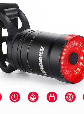 Smart LED Bicycle Tail Light sb Chargeable Bike Rear Lights