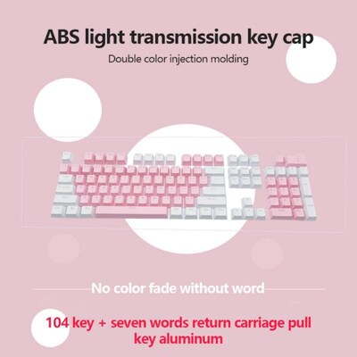 English Languag104 Keyscaps Keys Variety Of Color Choices Fo