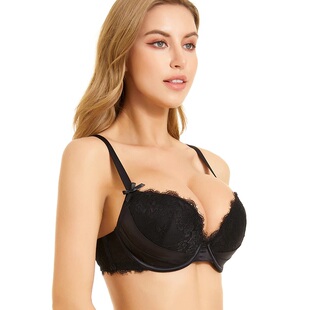 New Lingerie Big Size Women Bra 3/4 Cup Underwire Brassiere
