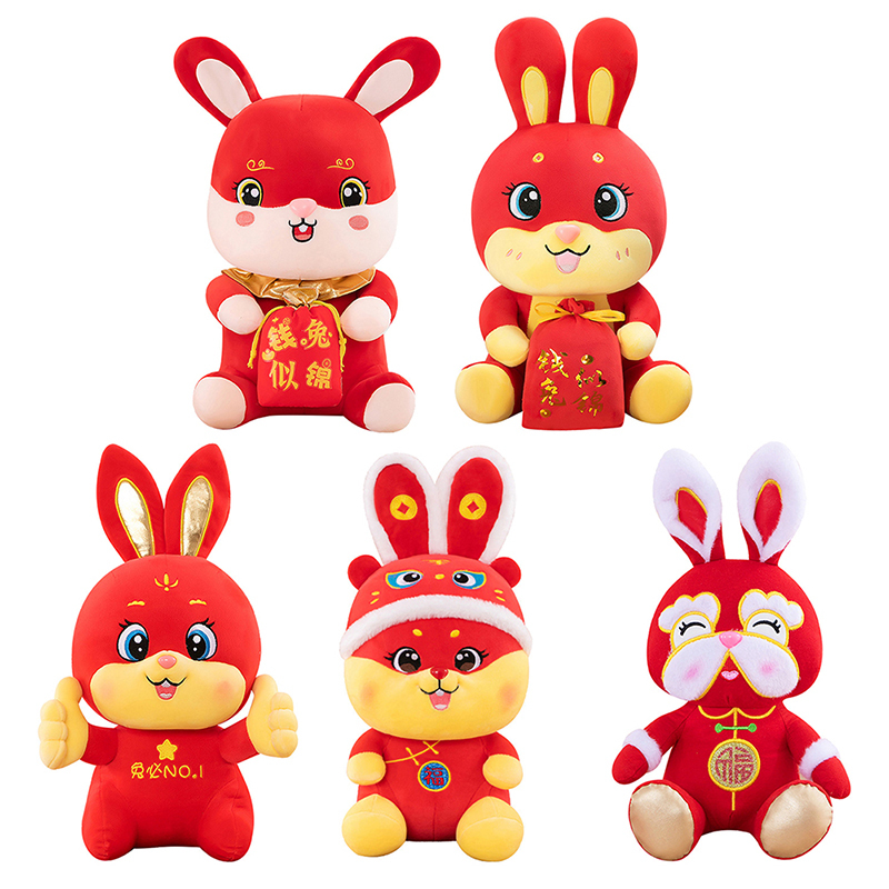 2023 Chinese Zodiac Rabbit New Year Tang Suit Cute Rabbit