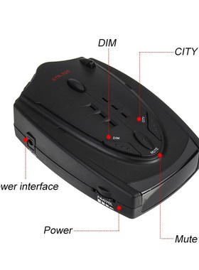 STR-525 Radar Detector Car Anti Radar Laser Voice Alert Alar