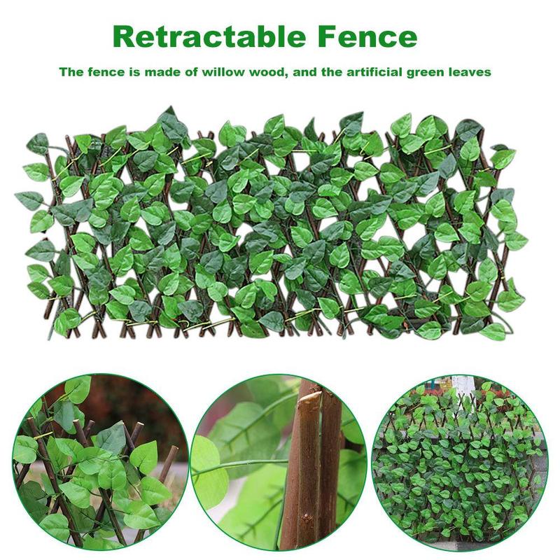 Artificial Garden Plant Fence Scalable UV Protected Privacy