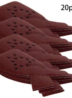 Hot 5/10/20pcs Hook And Loop Sanding Paper Sheets Alumina Tr