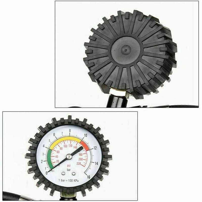 Universal TAyre Pressure Gauge Inflator Air Line Pump Car Tr