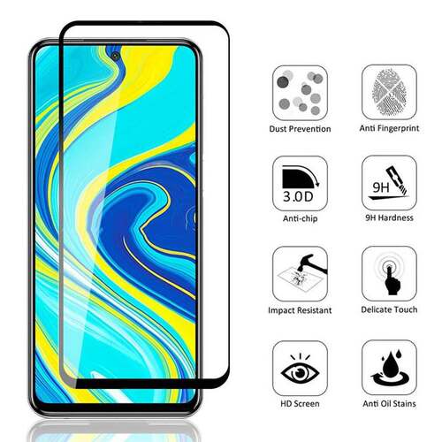 *2-in-1 9D Protective Glass for Xiaomi Redmi note 9s 9 pro m