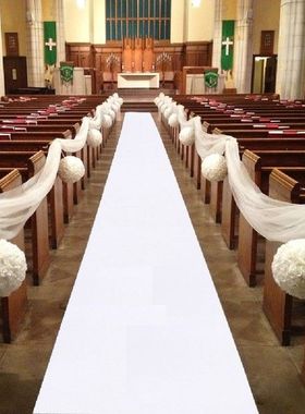 3M 5M 10M White Carpet Wedding Aisle Runner White Red Aisle