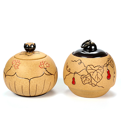 Chinese style coarse pottery hand-painted tea pot ceramic