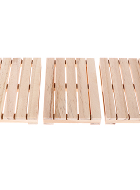 1pc Mini Wooden Pallet Beverage Coasters for Hot and Cold