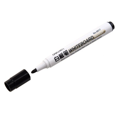 10 Black Fine Nip Dry Erase Liquid Chalk Marker Pen for Whit