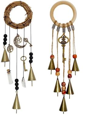 Witch Wind Chime Ornament Handmade Wind Chimes For Indoor