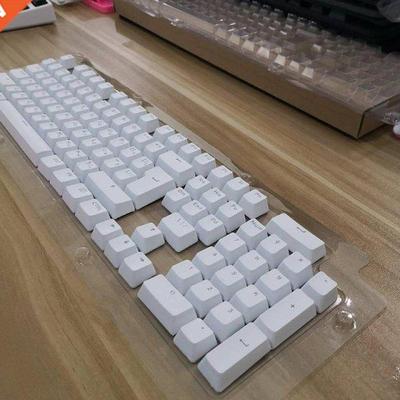 Free shipping 104 Keycaps Russian Translucent Backlight Keyc