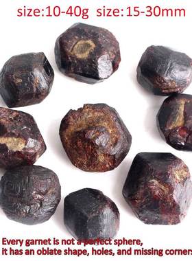 Natural Crystal Red Garnet Rough Raw Stone Gem Mineral Stone