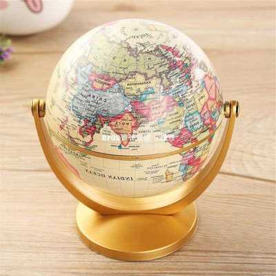 Fashion Vintage World Globe Earth Antique Desktop