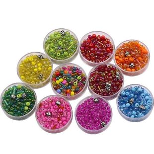 10 Box Colourful Round Pearl Beads Garment Beads For