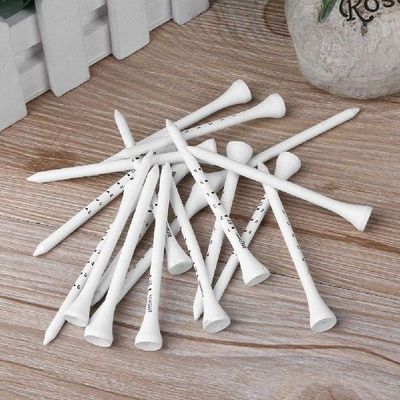 80 Buah/Tas Kaus Golf Profesional Kayu Bambu Putih dengan