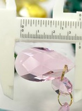 6pcs/Lot Top Quality 3pcs Crystal Octagon Beads With Glass F