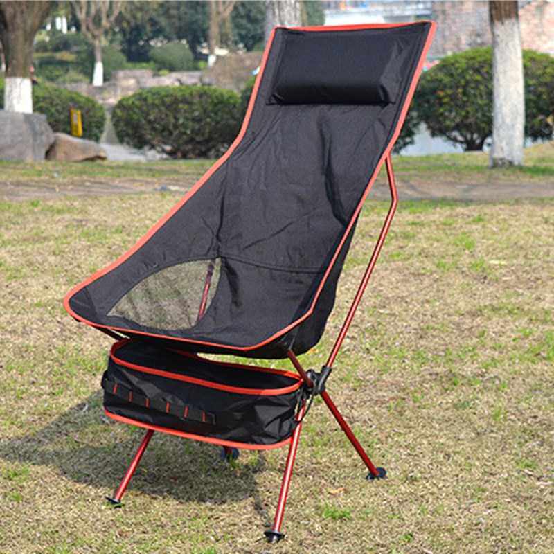 2021 Outdoor Camping Chair Oxford Cloth Portable Folding Cam