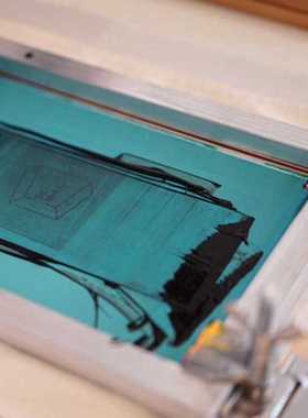 4PCS A3 Screen Printing Kit Aluminum Frame Stretched With 12