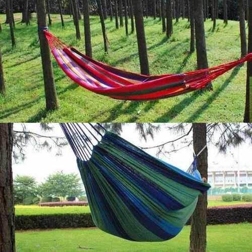 Portable Outdoor Camping Hammock Garden Hammock Hang BED Tra