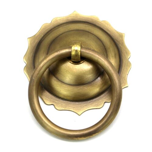 Archaize Chinese style pure copper ring knocker bronze door