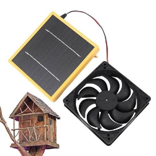 Solar Panel Powered Fan 5W Waterproof Solar Ventilator Fan
