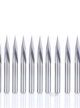 10Pcs 20 Degree Carbide Steel CNC Router Tool Pyramid Engrav