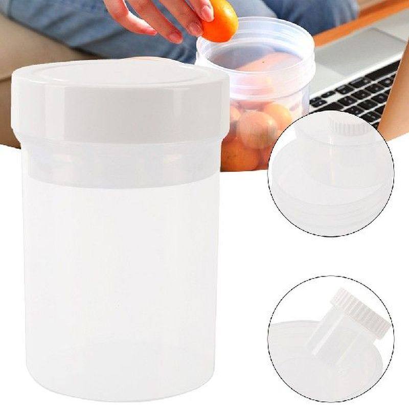 750ml  double layer salad sealed jar portable transparent