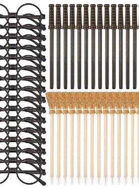 48 Pcs Witch Broom Pencil And Wands Pencils And Glasses