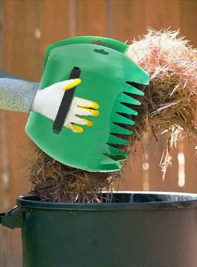 1 Pair Garden Leaf Scoops Leaves Cleaning Rubbish Leaf