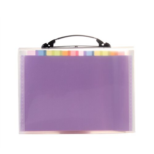 A4 rainbow color expanding file folder docut organizer 13 po