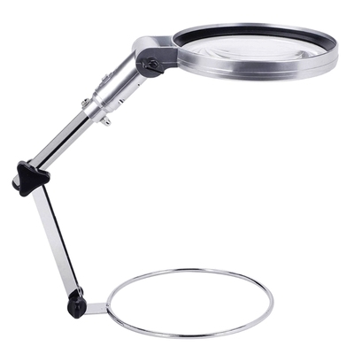 Magnifying Glass with Bright LED Light Magnifier Lamp w/