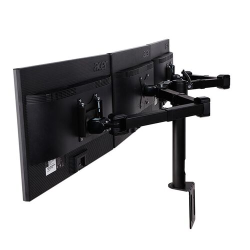 Desktop Triple LCD Monitor Stand Arm Adjustable Display Stan