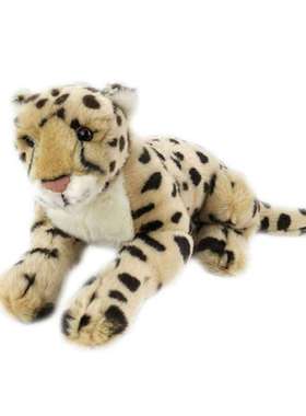 Simulation Animal Cheetah Panther Jungle Animal Stuffed