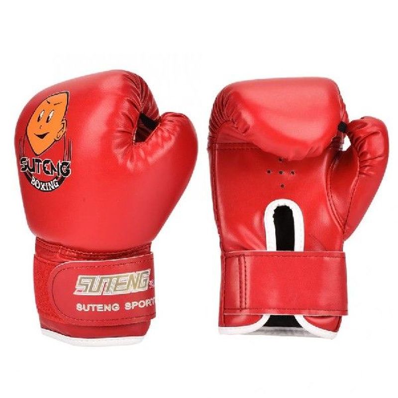 Children Boxing Gloves Breathable Leather Kids Boxing Mitts