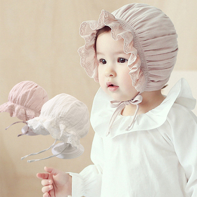 Lace Newborn Baby Hat Cute Cotton Kids Baby Girl Hat Cap Pri
