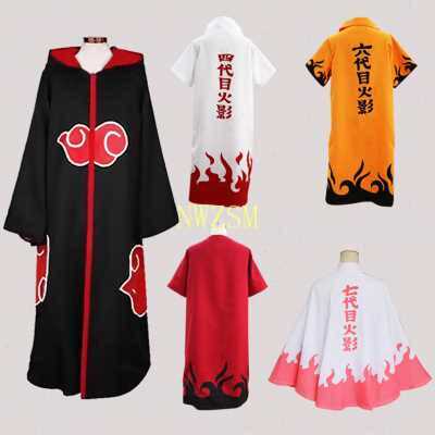 Akatsuki Cosplay Cloak Yondaime Hokage Namikaze Minato