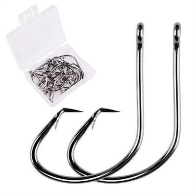 20pcs Octopus Fishing Hook Baitholder Hook Offset Up Eye