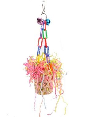 Bird Toys Funny Hanging Colorful Parrot Chewing Toy Bird