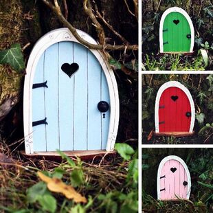 Gift Doll Mini House Vintage Decoration Wood Ornament Wooden