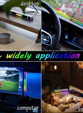 A+ Voice Control Stereo Music Levels Light for Car Player US