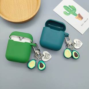 Green AirPods Cases For Earphones Case Cute Blueto Silicone