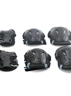 6pcs/set Skating Protective Set Elbow pads Bicycle Skateboa