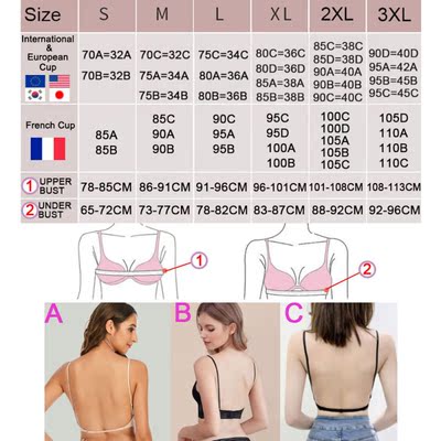 Sexy Backless Bra Lace Deep U Low Back Bralette Thin Cup Bra