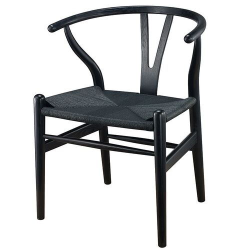 Wooden Wishbone Chair Hans Wegner Y Chair Solid Ash Wood Din