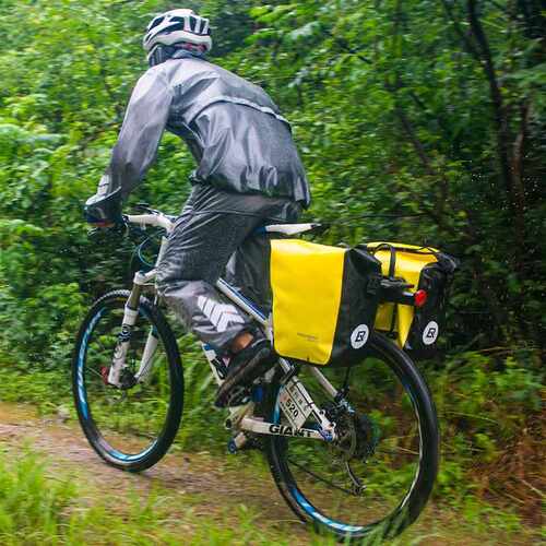Bicycle Bag Waterproof 10-18L Portable Bike Bag Pannier Rear