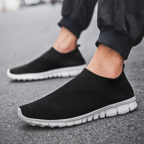 Men Shoes Summer Soft Loafers Shoes Lightweight Mesh Casual