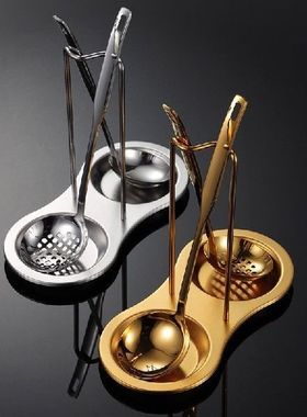 New Stainless Steel Colander Spoons Sieve Soup Ladle
