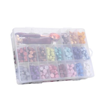 Vintage Octagonal Sealing Wax Tablet Set with Spoon Sealing